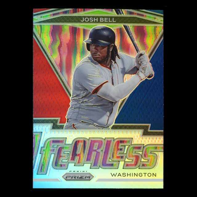 Josh Bell 2021 Prizm Fearless Red White & Blue Nationals