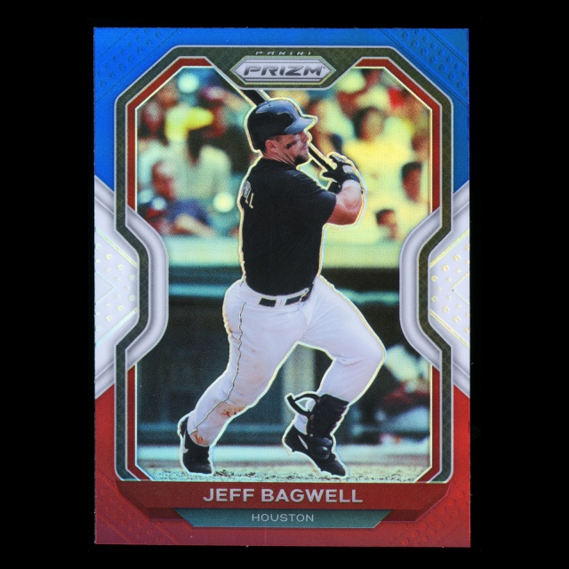 Jeff Bagwell 2021 Prizm Red White & Blue Red Astros