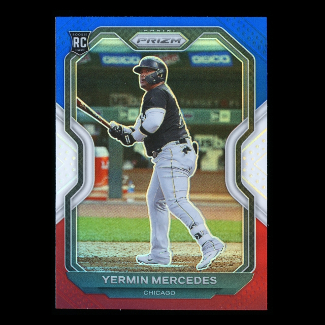 Yermin Mercedes RC 2021 Prizm Red White & Blue Rookie White Sox