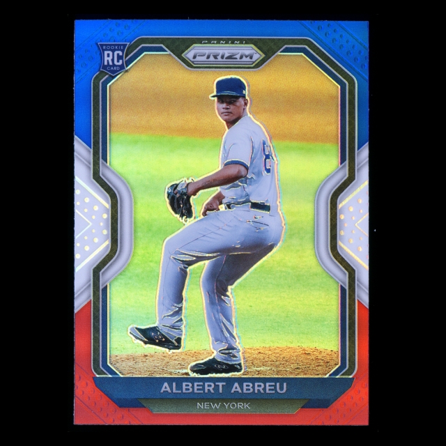Albert Abreu RC 2021 Prizm Red White & Blue Rookie Yankees