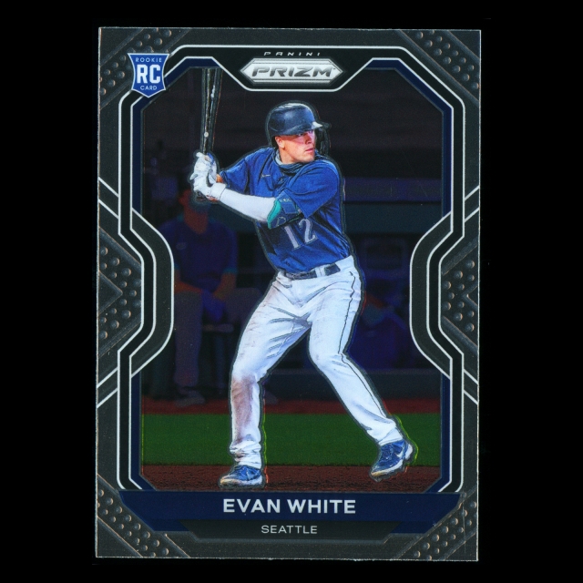 Evan White RC 2021 Prizm Rookie Mariners