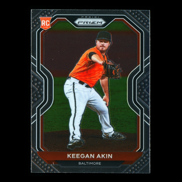 Keegan Akin RC 2021 Prizm Rookie Orioles
