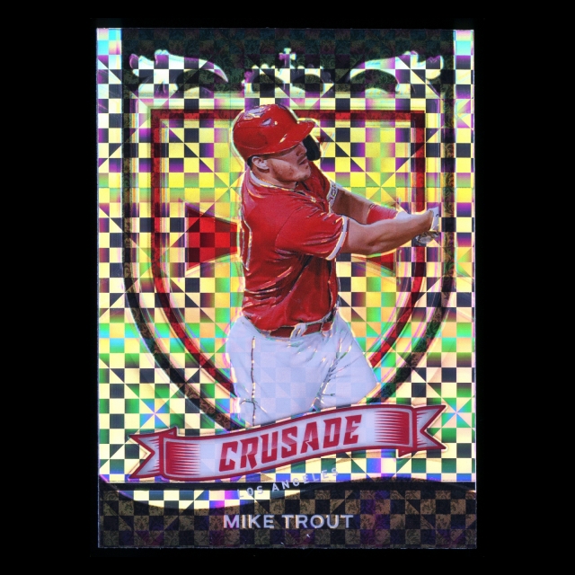 Mike Trout 2021 Crusade Building Blocks Angels