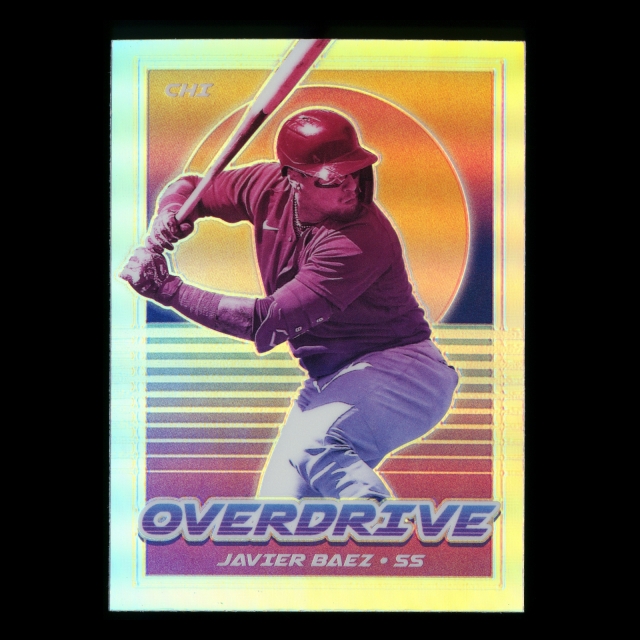 Javier Baez 2021 Overdrive Holo Cubs