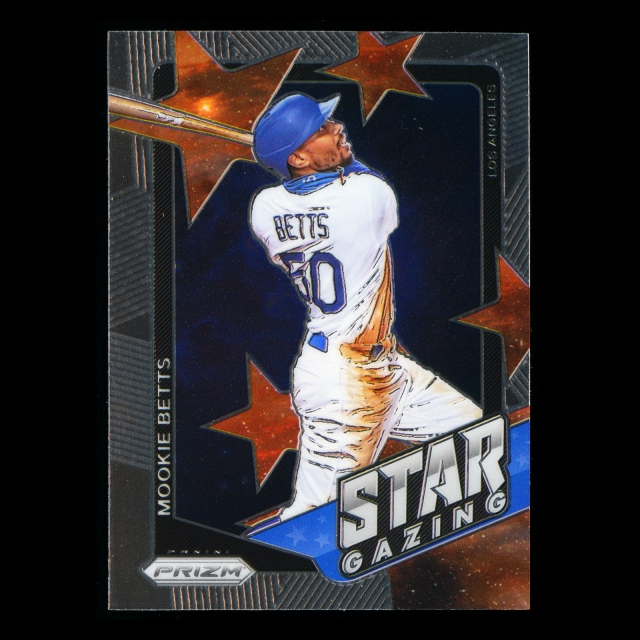 Mookie Betts 2021 Prizm Star Gazing Dodgers