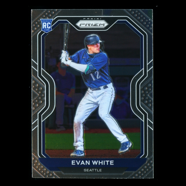 Evan White RC 2021 Prizm Rookie Mariners