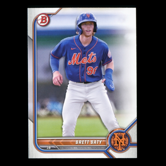 Brett Baty 2022 Bowman Prospects Mets