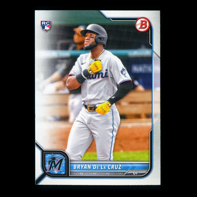 Bryan De La Cruz RC 2022 Bowman Rookie Marlins