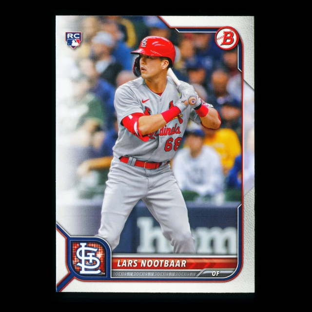 Lars Nootbaar RC 2022 Bowman Rookie Cardinals