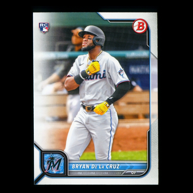 Bryan De La Cruz RC 2022 Bowman Rookie Marlins