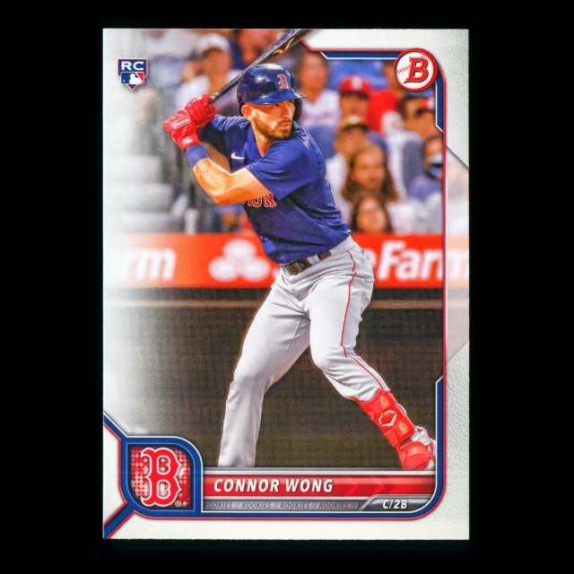 Connor Wong RC 2022 Bowman Rookie Red Sox
