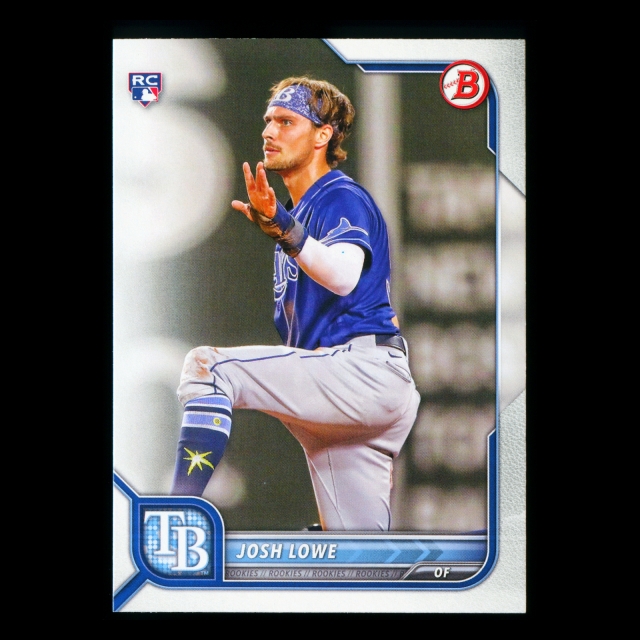 Josh Lowe RC 2022 Bowman Rookie Rays