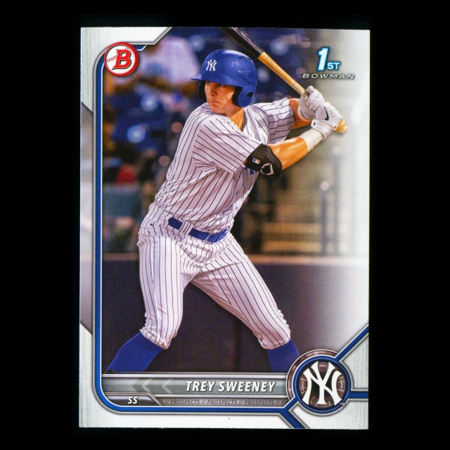 Trey Sweeney 2022 Bowman 1st Prospect Yankees