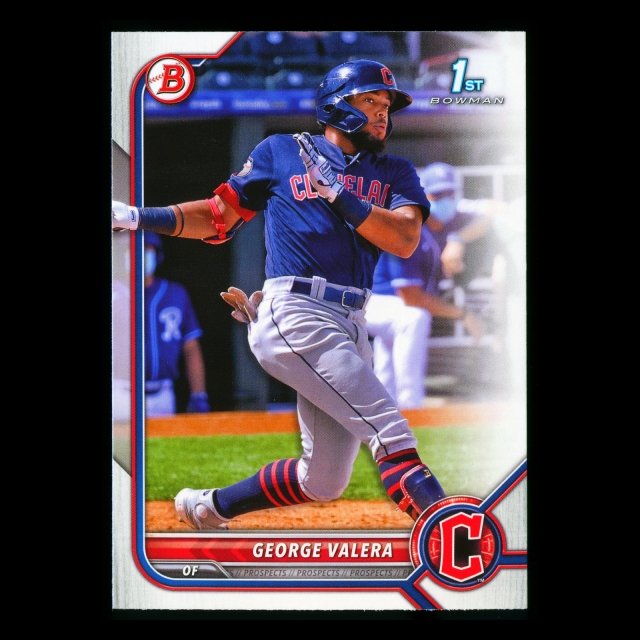 George Valera 2022 Bowman 1st Prospect Guardians