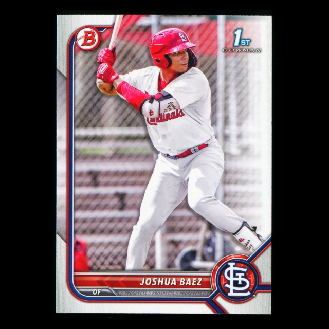 Joshua Baez 2022 Bowman 1st Prospect Cardinals