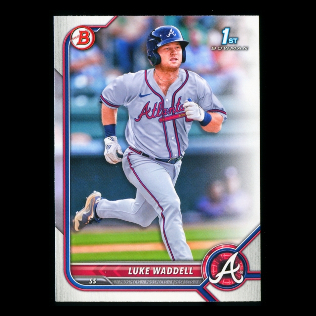 Luke Waddell 2022 Bowman 1st Prospect Braves