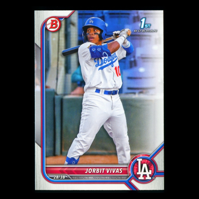 Jorbit Vivas 2022 Bowman 1st Prospect Dodgers