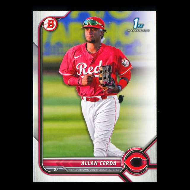 Allan Cerda 2022 Bowman 1st Prospect Reds