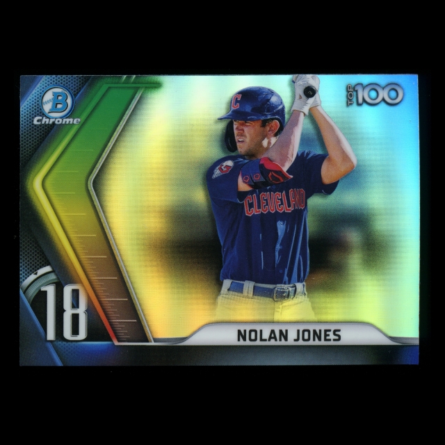  Nolan Jones 2022 Bowman Chrome Scouts Top 100 Guardians