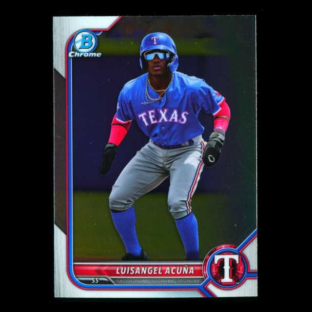 Luisangel Acuna 2022 Bowman Chrome Prospects Rangers