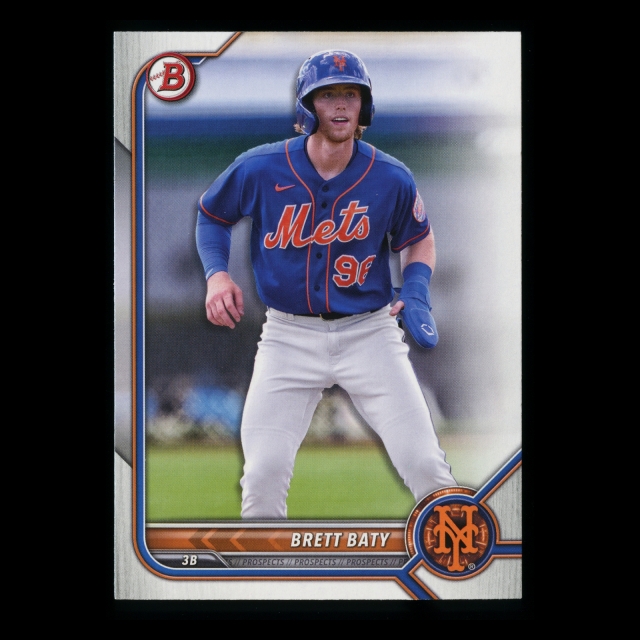 Brett Baty 2022 Bowman Prospects Mets