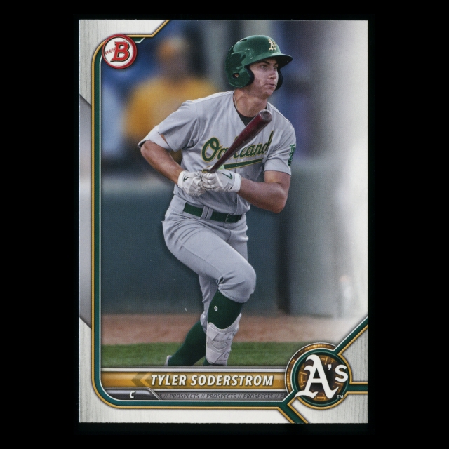 Tyler Soderstrom 2022 Bowman Prospects Athletics