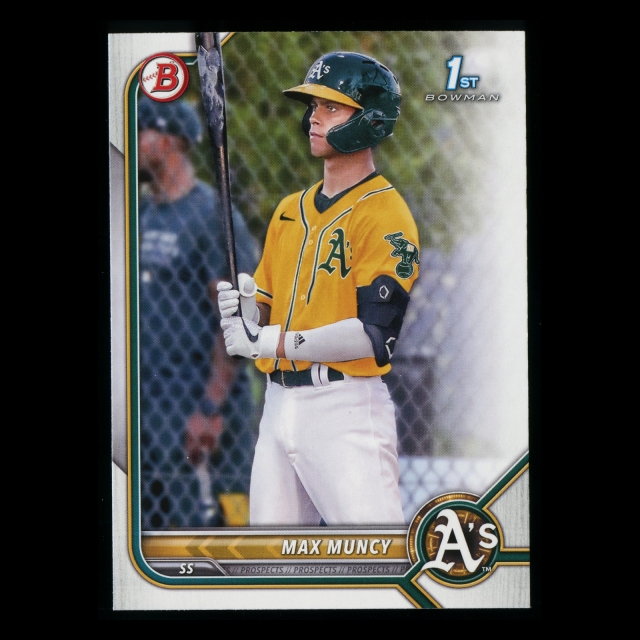 Max Muncy 2022 Bowman Prospects 1st Bowman Athletics