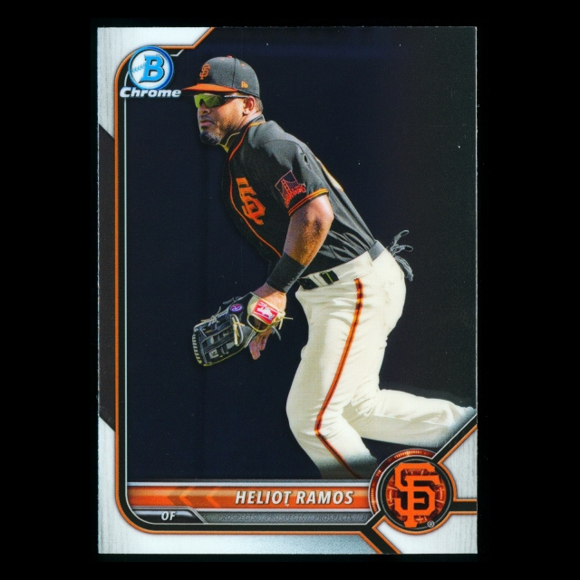 Heliot Ramos 2022 Bowman Chrome Prospects Giants