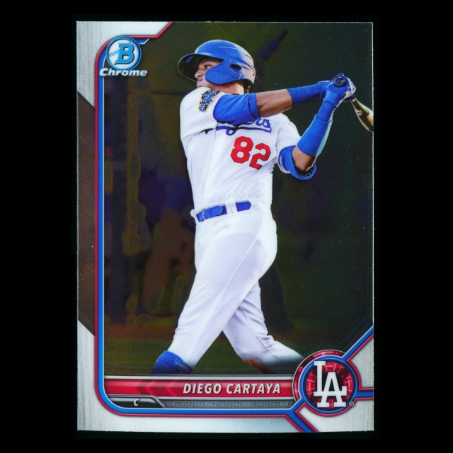  Diego Cartaya 2022 Bowman Chrome Prospects Dodgers