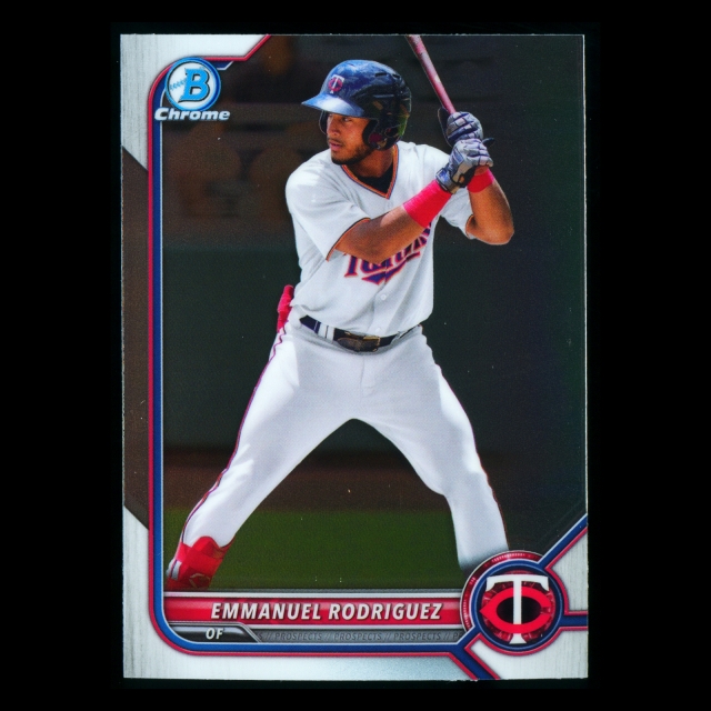 Emmanuel Rodriguez 2022 Bowman Chrome Prospects Twins