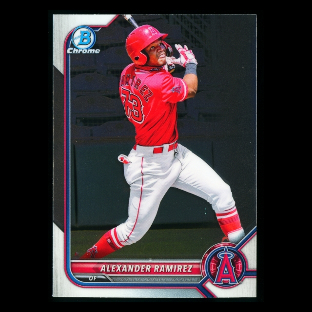 Alexander Ramirez 2022 Bowman Chrome Prospects Angels