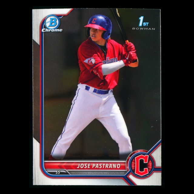 Jose Pastrano 2022 Bowman Chrome Prospects 1st Bowman Guardians