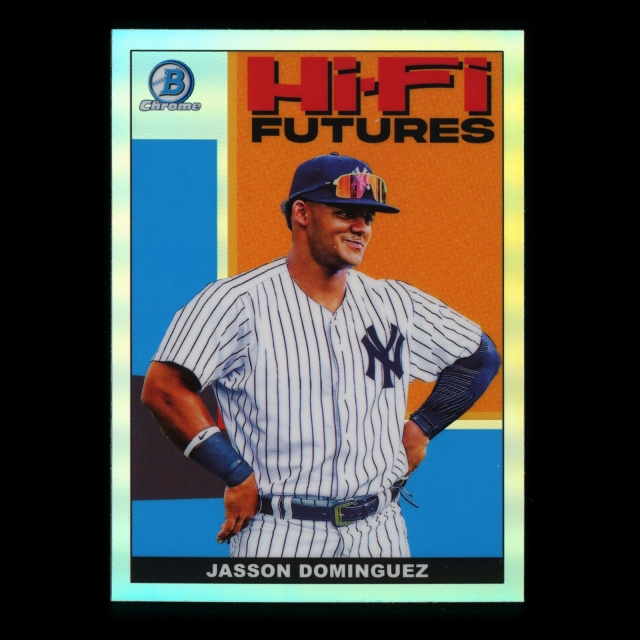Jasson Dominguez 2022 Bowman Chrome Hi-Fi Futures Yankees