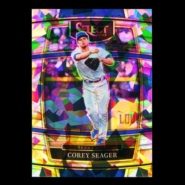 Corey Seager 2022 Select Cracked Ice Rangers 17/25