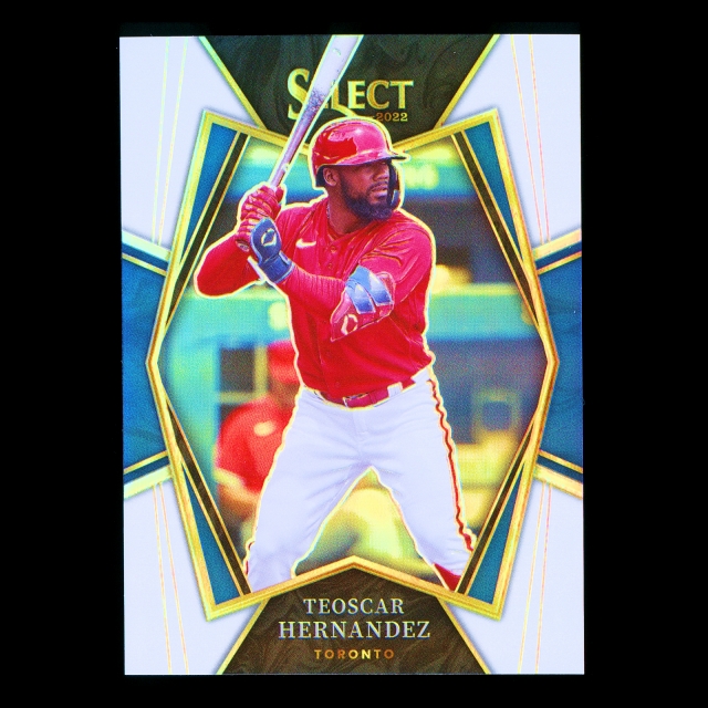 Teoscar Hernandez 2022 Select White Blue Jays 15/50