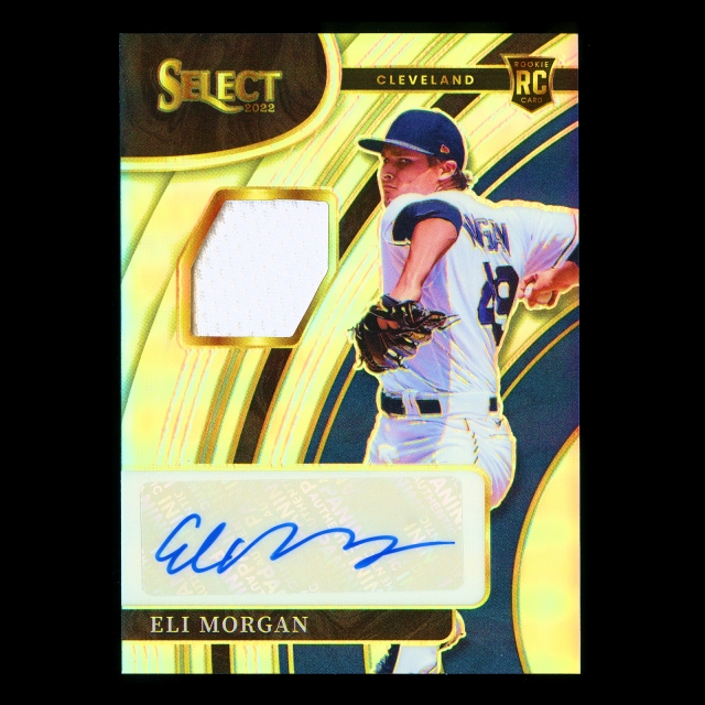 Eli Morgan RC 2022 Select Rookie Jersey Autographs Holo Guardians 046/199