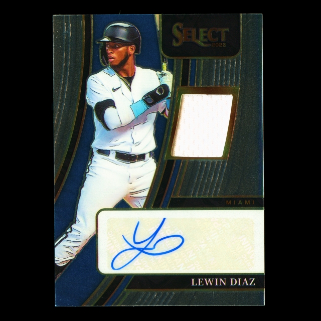 Lewin Diaz 2022 Select Signature Materials Marlins 275/299