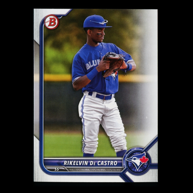 Rikelvin De Castro 2022 Bowman Prospects Blue Jays