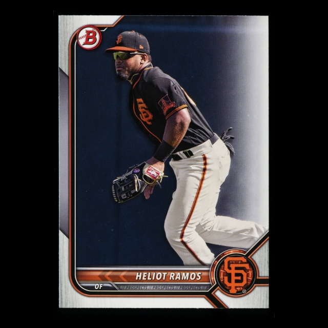 Heliot Ramos 2022 Bowman Prospects Giants