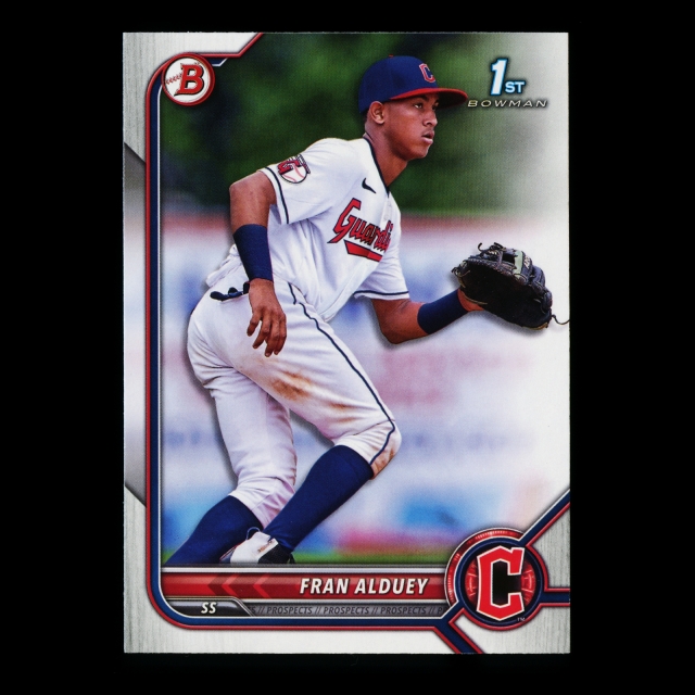 Fran Alduey 2022 Bowman Prospects 1st Bowman Guardians