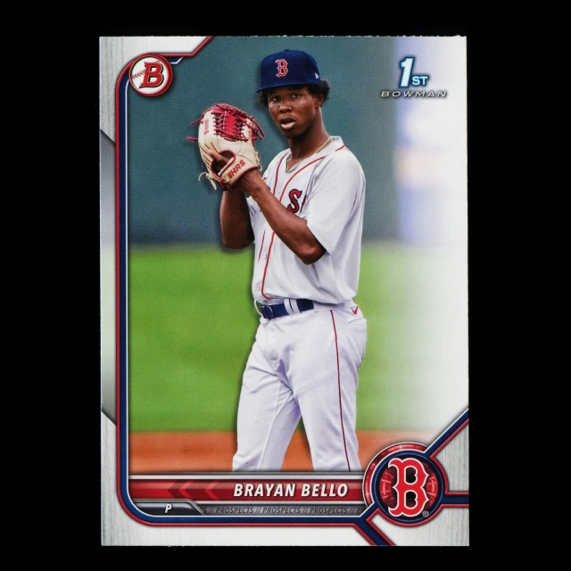 Brayan Bello 2022 Bowman Prospects 1st Bowman Red Sox