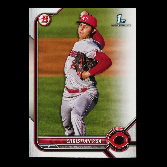 Christian Roa 2022 Bowman Prospects 1st Bowman Reds