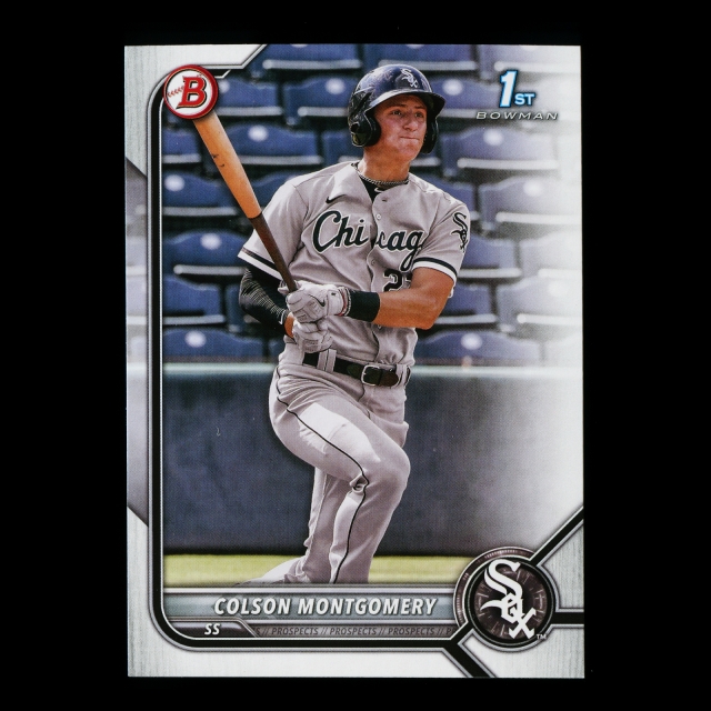 Colson Montgomery 2022 Bowman Prospects 1st Bowman White Sox