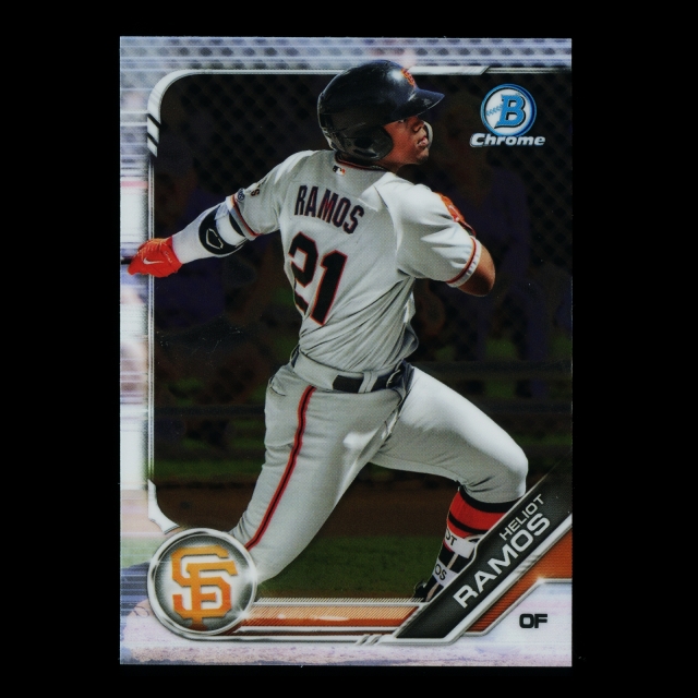 Heliot Ramos 2019 Bowman Chrome Prospects Giants