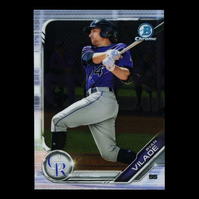 Ryan Vilade 2019 Bowman Chrome Prospects Rockies
