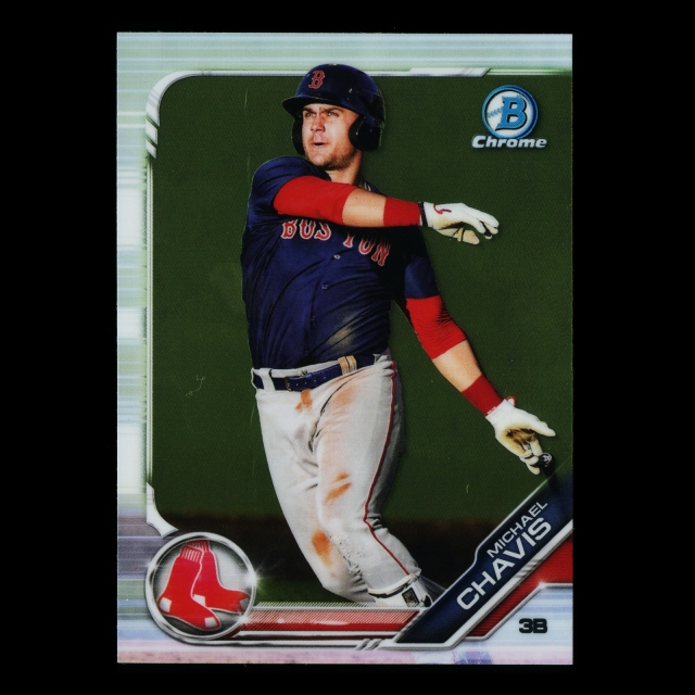 Michael Chavis 2019 Bowman Chrome Prospects Red Sox
