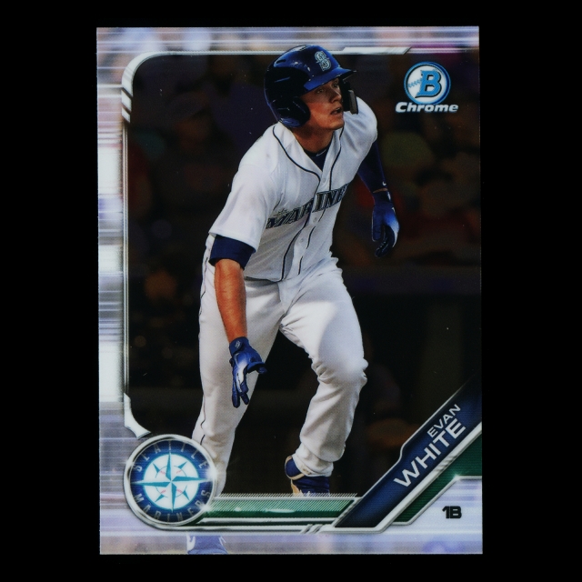 Evan White 2019 Bowman Chrome Prospects Mariners