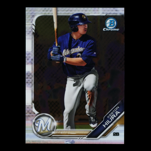 Keston Hiura 2019 Bowman Chrome Prospects Brewers