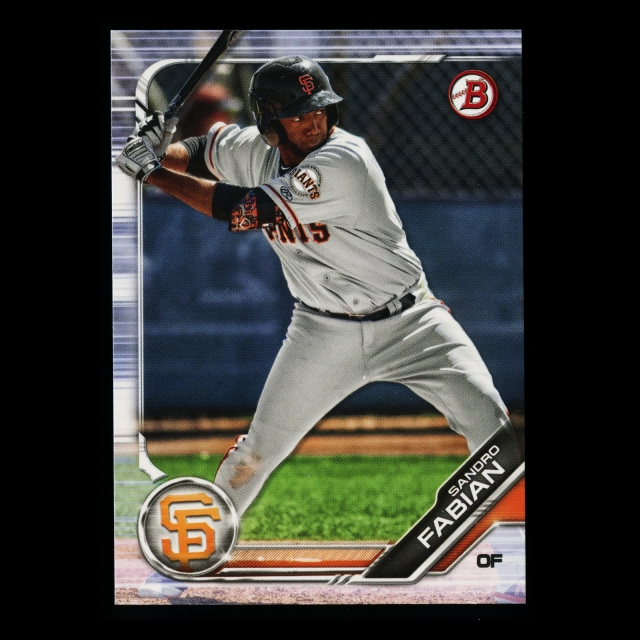 Sandro Fabian 2019 Bowman Prospects Giants