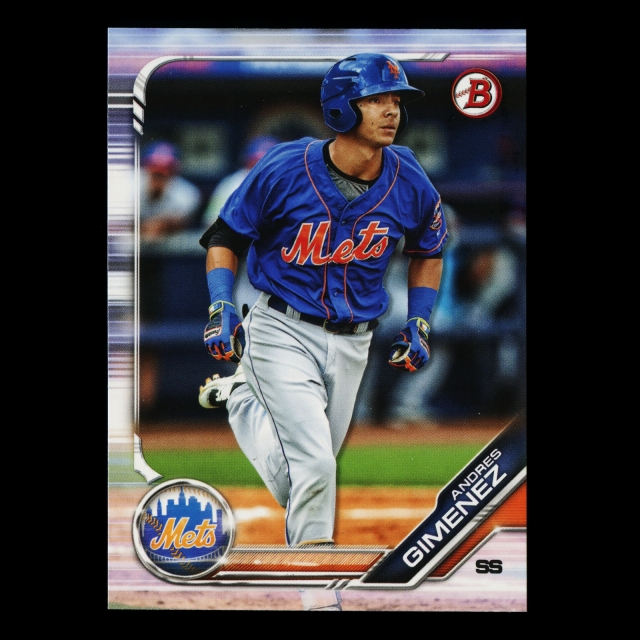 Andres Gimenez 2019 Bowman Prospects Mets